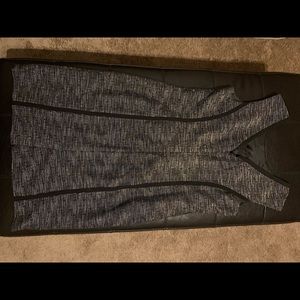 Sleeveless tweed dress